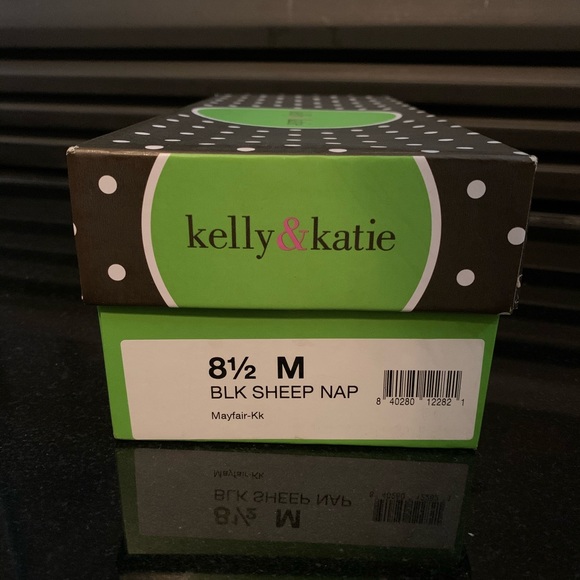 KELLY & KATIE BLACK MAYFAIR FLATS 8.5 - Picture 5 of 5